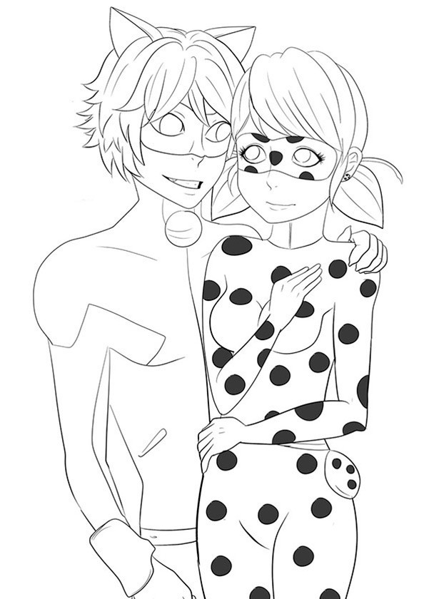 Ausmalbilder Miraculous
 Ladybug 12