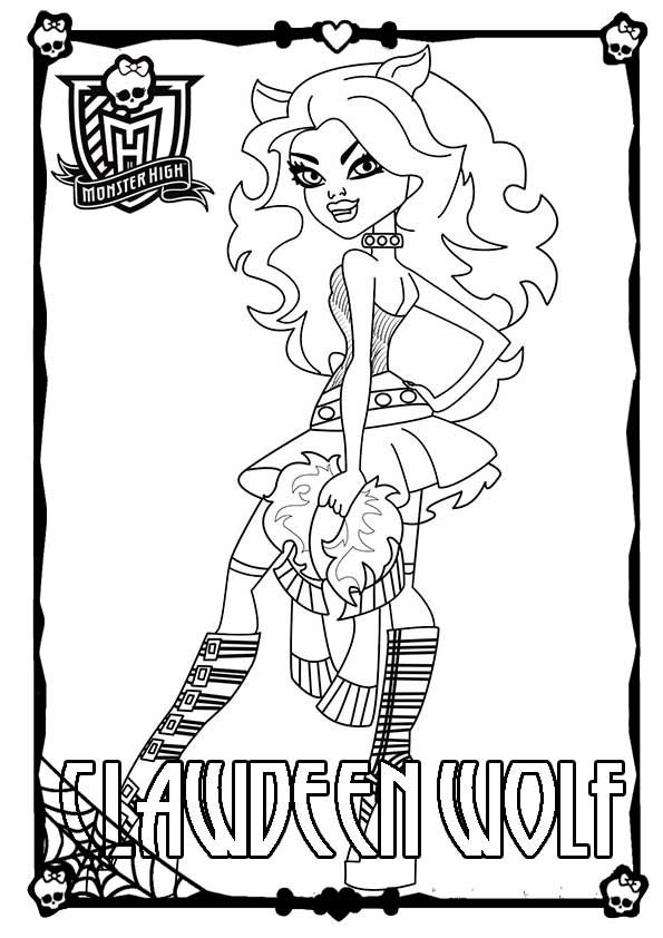 Ausmalbilder Monster High
 Ausmalbilder Monster High 22