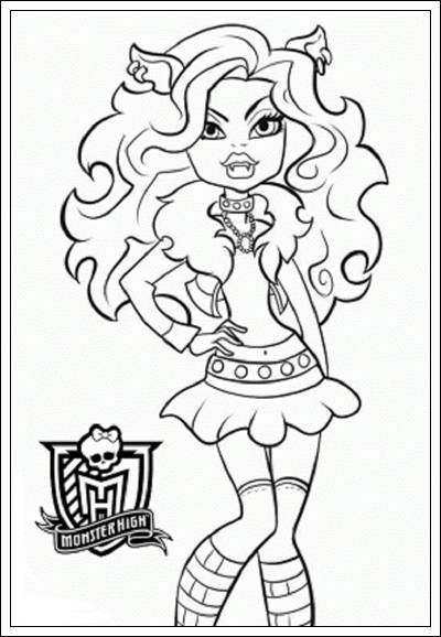 Ausmalbilder Monster High
 Ausmalbilder zum Ausdrucken Monster High Ausmalbilder