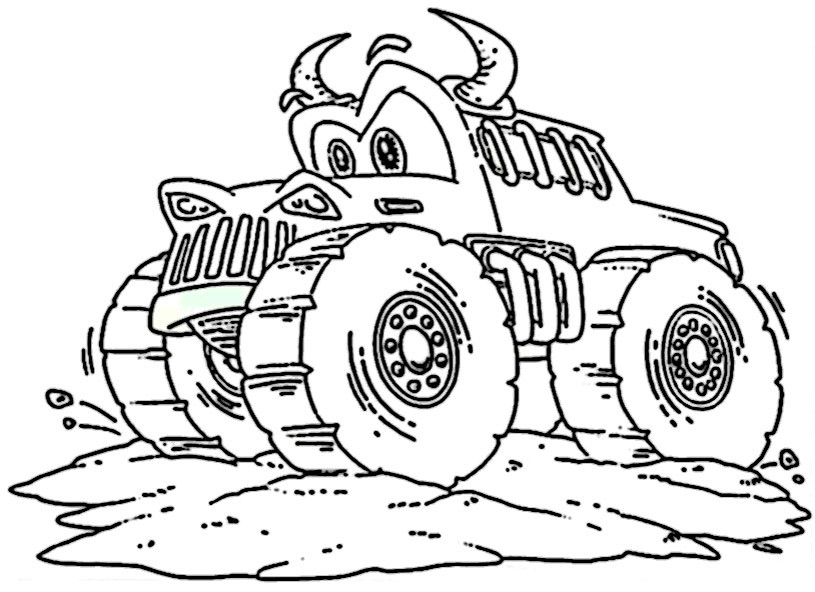 Ausmalbilder Monstertruck
 Monster Truck