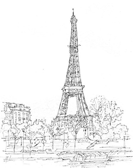 Ausmalbilder Paris
 Ausmalbilder zum Drucken Malvorlage eiffelturm kostenlos 2