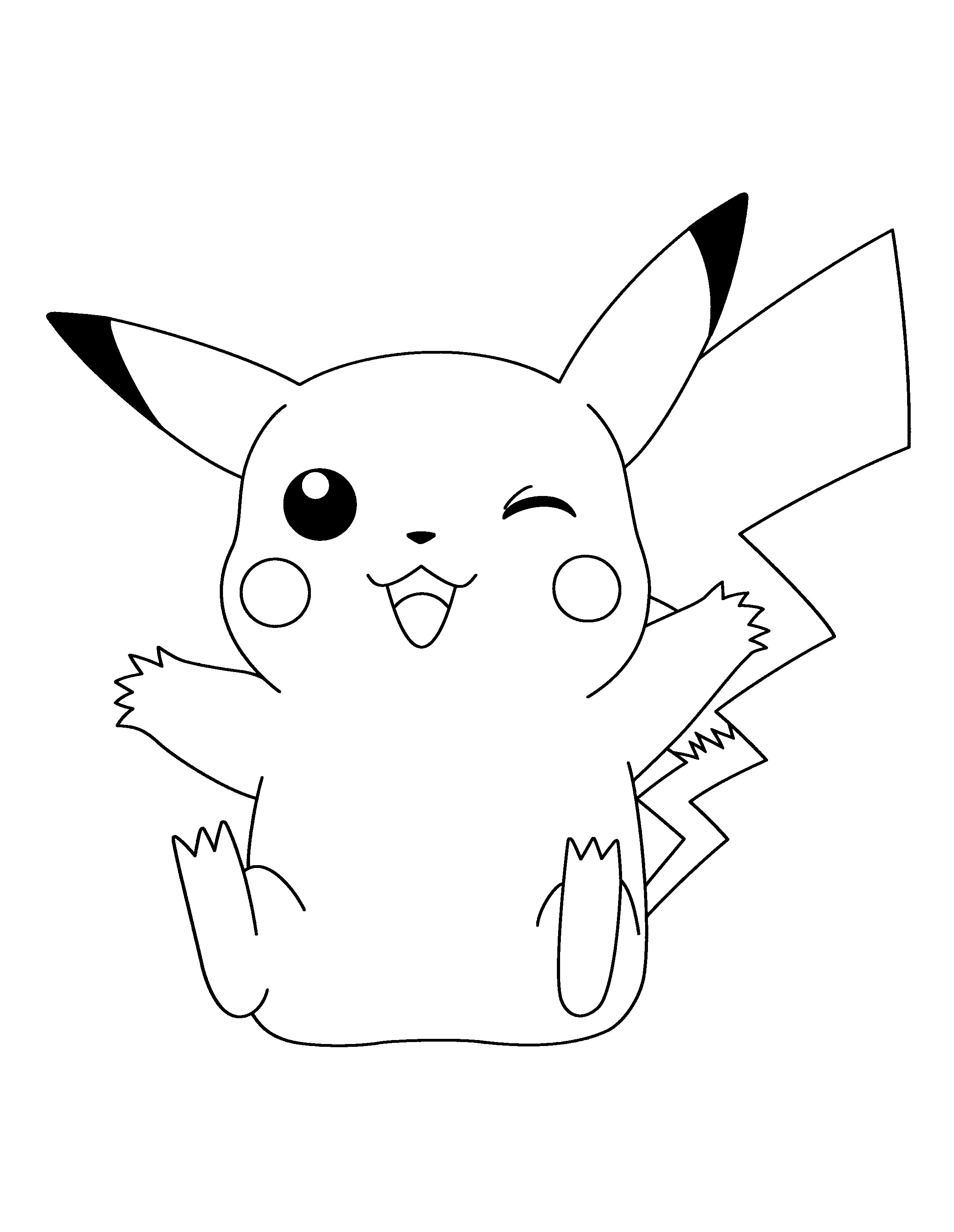 Ausmalbilder Pikachu
 Pokemon Ausmalbilder
