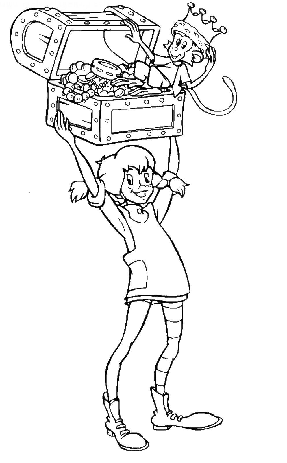 Ausmalbilder Pippi Langstrumpf
 Pin von Eva Gubik auf coloring 2