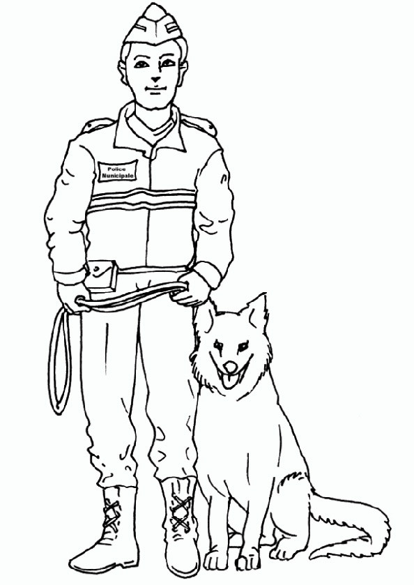 Ausmalbilder Polizist
 Polizei 8