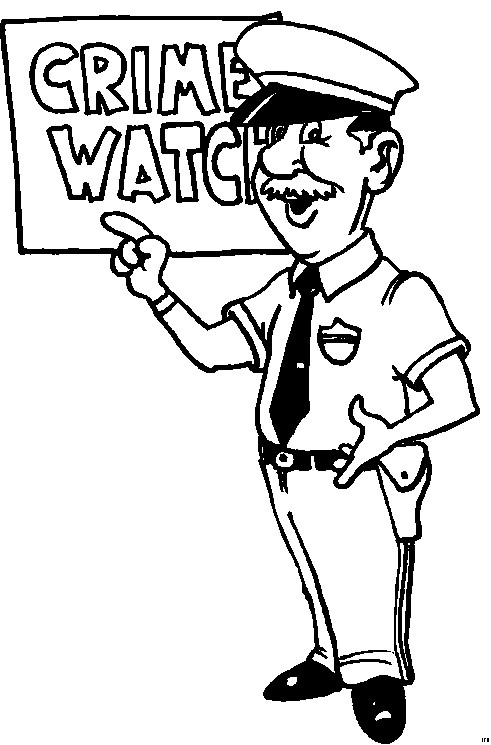 Ausmalbilder Polizist
 Polizist 2 Ausmalbild & Malvorlage Kinder