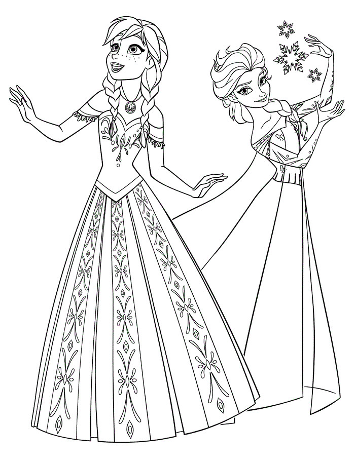 Ausmalbilder Prinzessin Elsa
 Elsa und Anna Ausmalbilder 01 Mandala