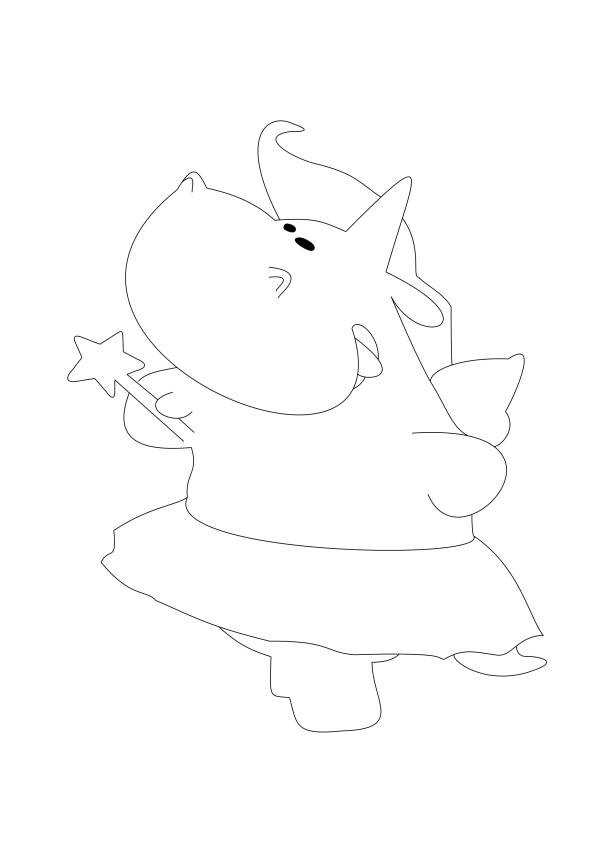 Ausmalbilder Pummeleinhorn
 Ausmalbilder