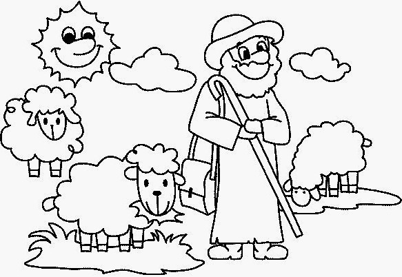 Ausmalbilder Schafe
 Ausmalbilder Malvorlagen – Schafe kostenlos zum