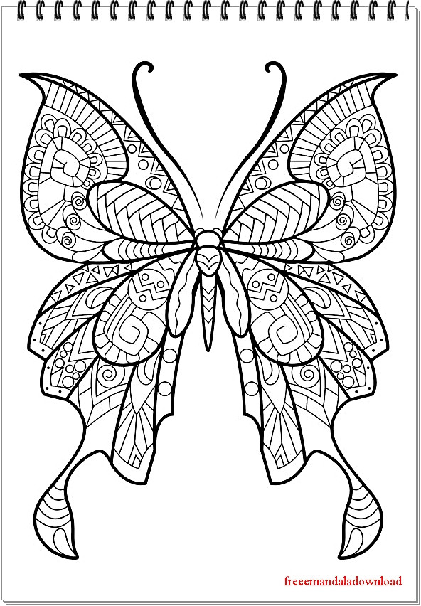 Ausmalbilder Schmetterling Mandala
 Malvorlagen Schmetterlinge Kostenlos Ausdrucken My Blog Avec