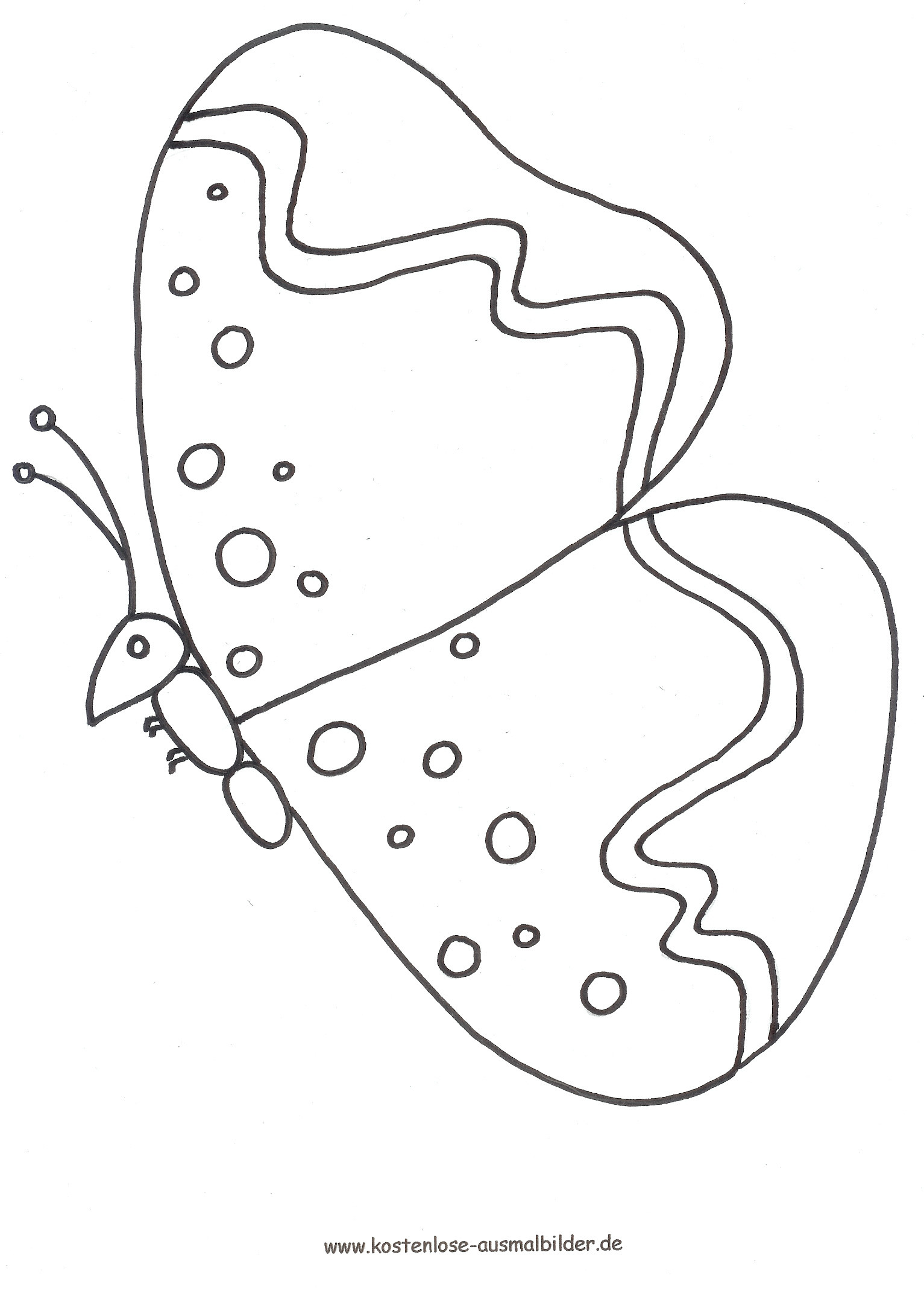 Ausmalbilder Schmetterlinge
 Ausmalbilder Schmetterling 1 Tiere zum ausmalen