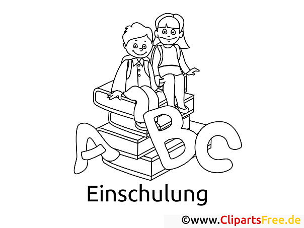 Ausmalbilder Schule Zum Ausdrucken
 Kostenloses Bild zum Malen Einschulung Schule