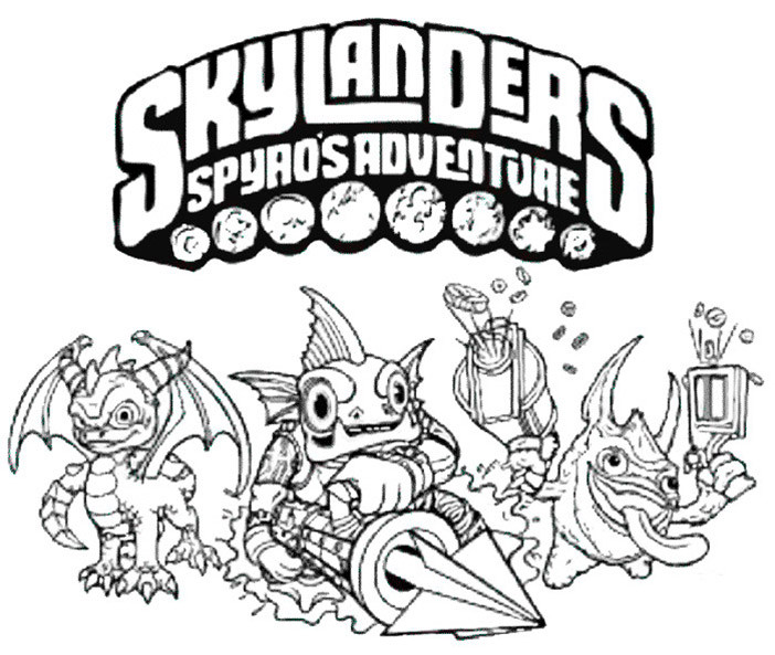 Ausmalbilder Skylander
 skylander ausmalbilder OurClipart