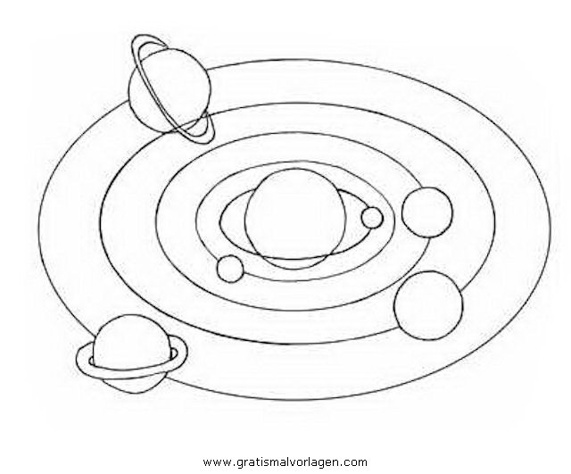 Ausmalbilder Sonnensystem
 sonnensystem gratis Malvorlage in Beliebt09 Diverse