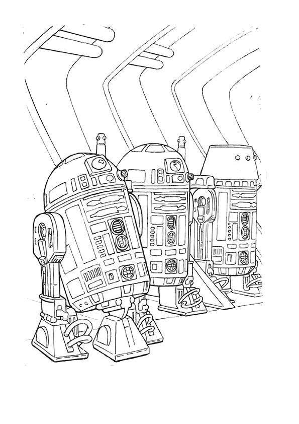 Ausmalbilder Star Wars Raumschiffe
 Ausmalbilder Star Wars 22 R2D2