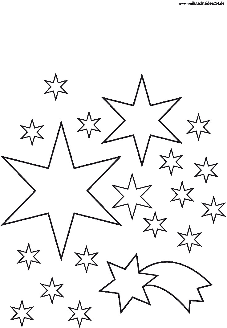 Ausmalbilder Sterne
 sterne 737×1064 Boże Narodzenie 3