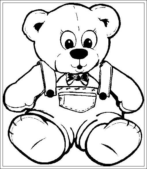 Ausmalbilder Teddybär
 Ausmalbilder zum Ausdrucken Ausmalbilder Teddybär zum