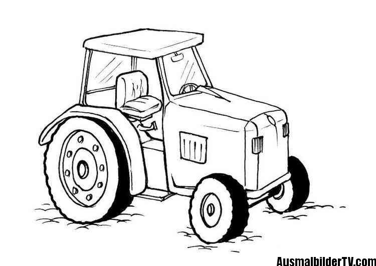 Ausmalbilder Traktor Mit Anhänger
 traktor ausmalbilder