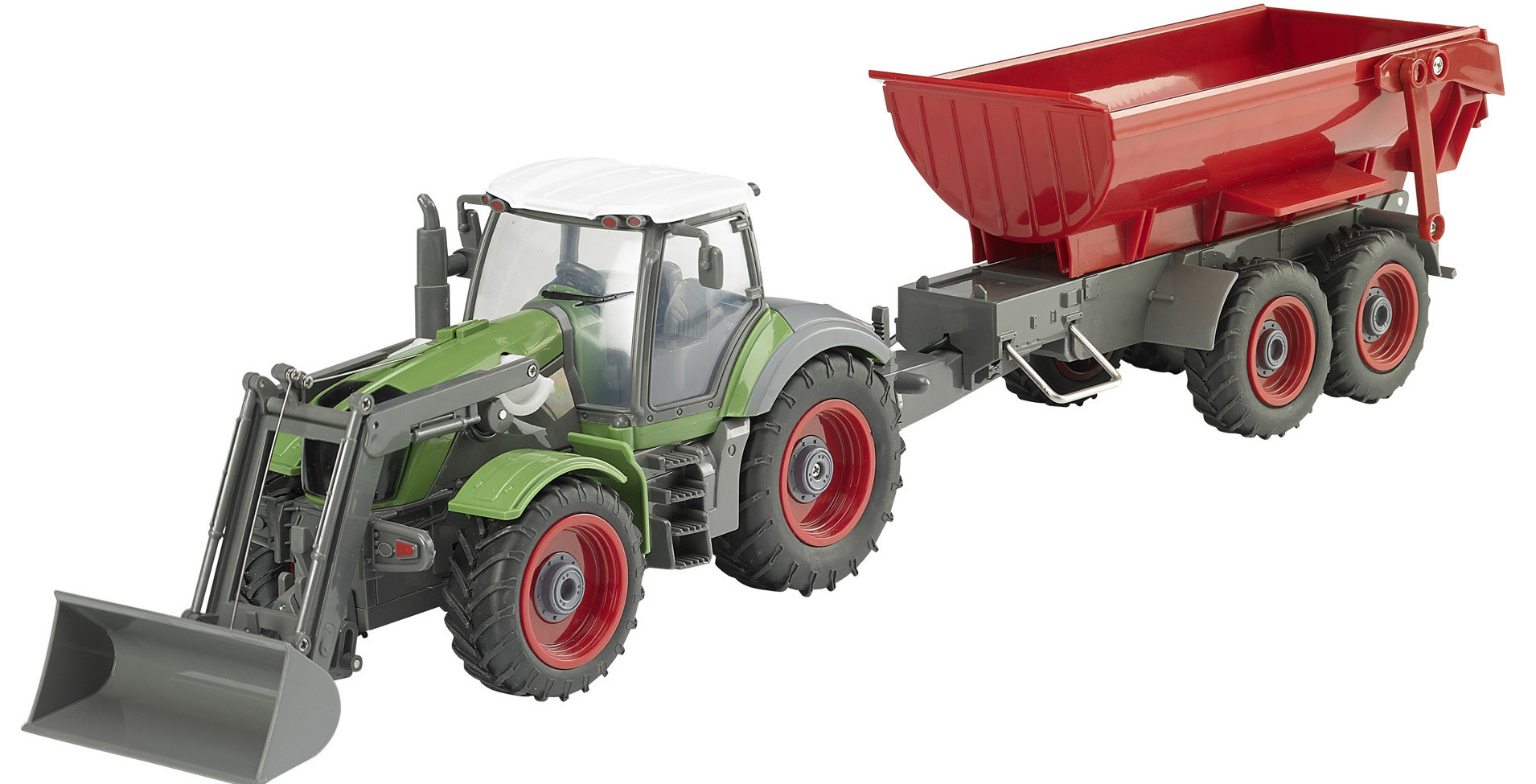 Ausmalbilder Traktor Mit Anhänger
 Revell RC Traktor mit Kippanhänger – Baggern und