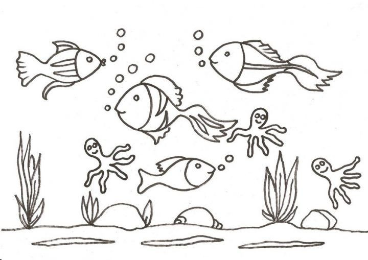 Ausmalbilder Unterwassertiere
 Ausmalbilder Fische 20