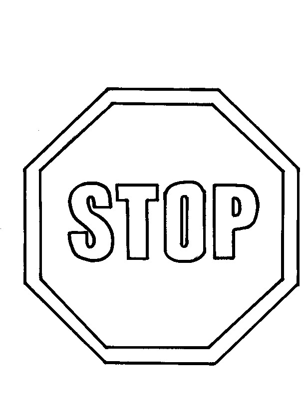 Ausmalbilder Verkehrszeichen
 Verkehrszeichen Stop Ausmalbild & Malvorlage Verkehrszeichen
