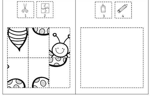 Ausmalbilder Vorschule
 Schmetterlinge Ausschneiden kleben ausmalen