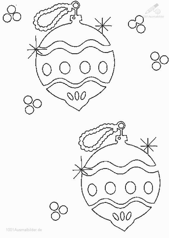 Ausmalbilder Weihnachtskugeln
 Grosse 48 30 KB