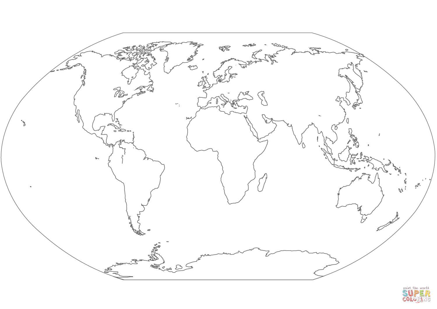 Ausmalbilder Weltkarte
 Ausmalbild Weltkarte