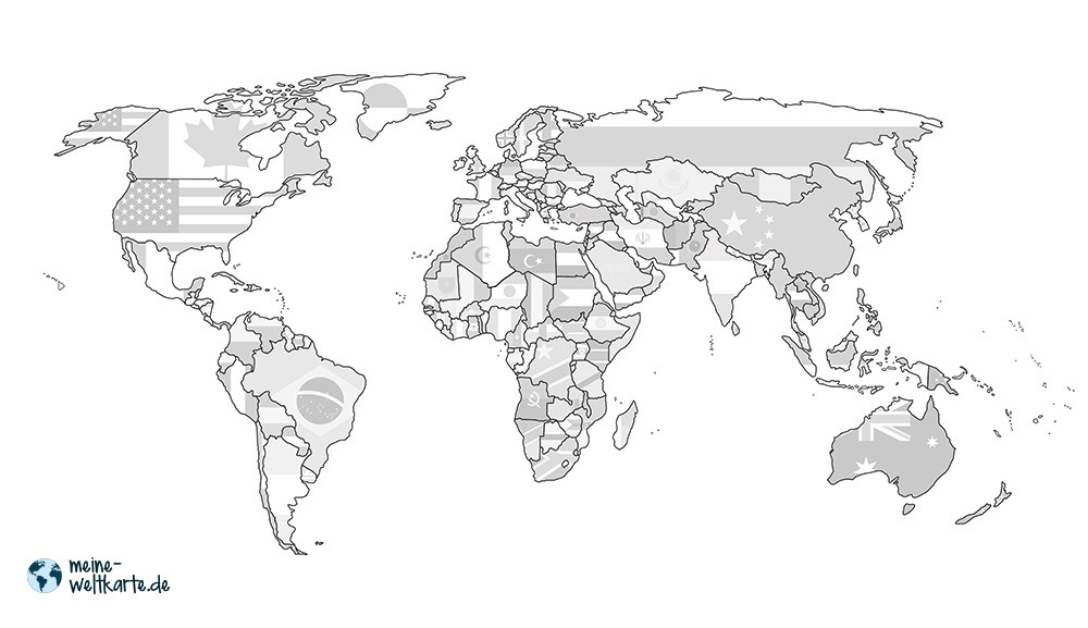 Ausmalbilder Weltkarte
 Meine Weltkarte Weltkarte zum Ausmalen wo man schon war
