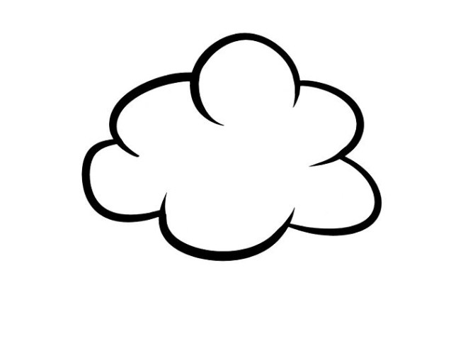 Ausmalbilder Wolken
 Ausmalbilder für Kinder Wolken 4