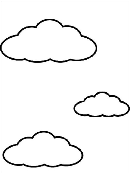 Ausmalbilder Wolken
 Ausmalbilder Wolken Malvorlagen ausdrucken 1