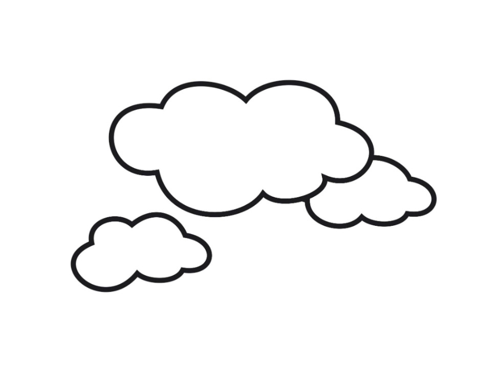 Ausmalbilder Wolken
 Ausmalbilder für Kinder Wolken 5