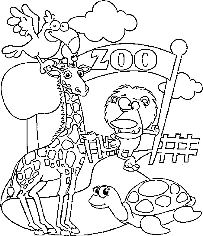 Ausmalbilder Zoo
 Malvorlagen fur kinder Ausmalbilder Zoo kostenlos Page
