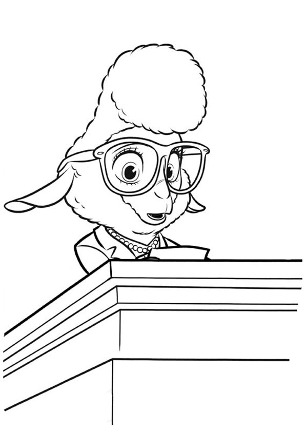 Ausmalbilder Zoomania
 zoomania 20