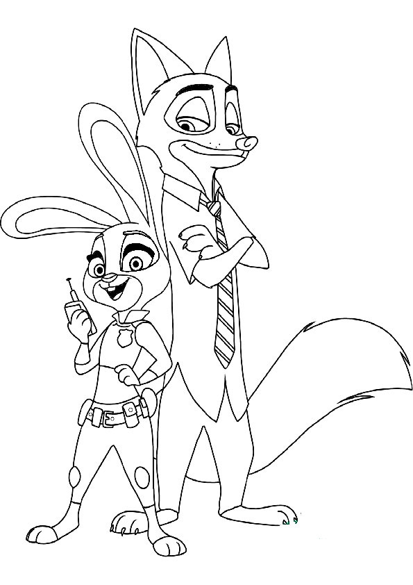 Ausmalbilder Zoomania
 zoomania 13