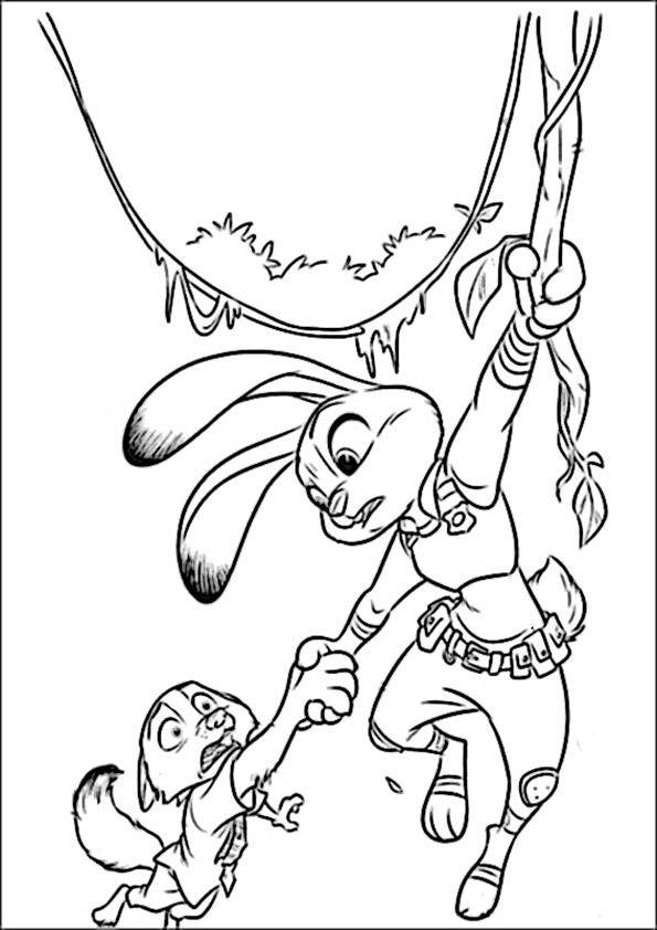 Ausmalbilder Zoomania
 zoomania 19