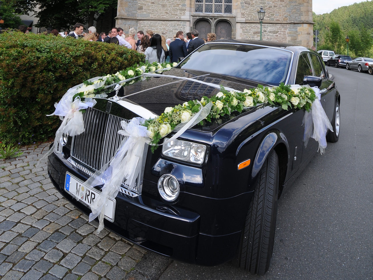 Autodeko Hochzeit
 Blumen Sanders Hochzeit Autodeko