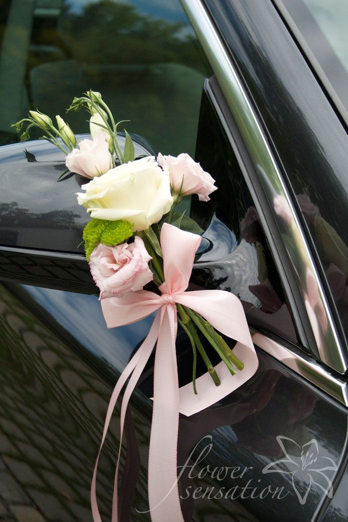 Autoschmuck Hochzeit Günstig
 Die besten 25 Blumenschmuck auto Ideen auf Pinterest