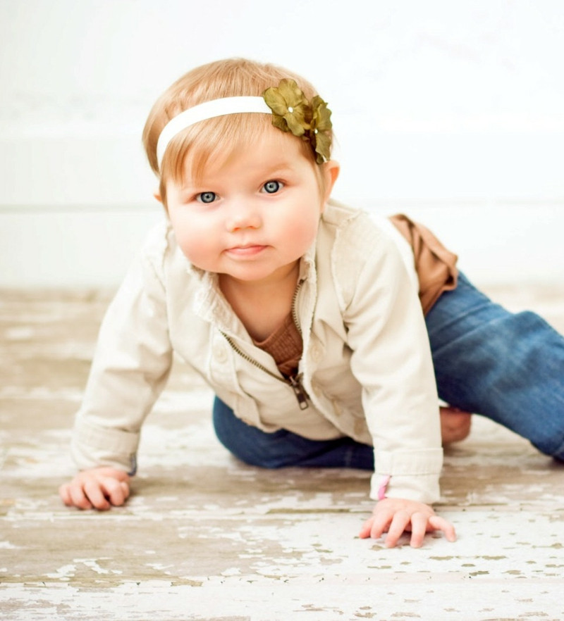 Baby Frisuren Mädchen
 Kopfschmuck für Baby Mädchen – 85 Ideen für Stirnband