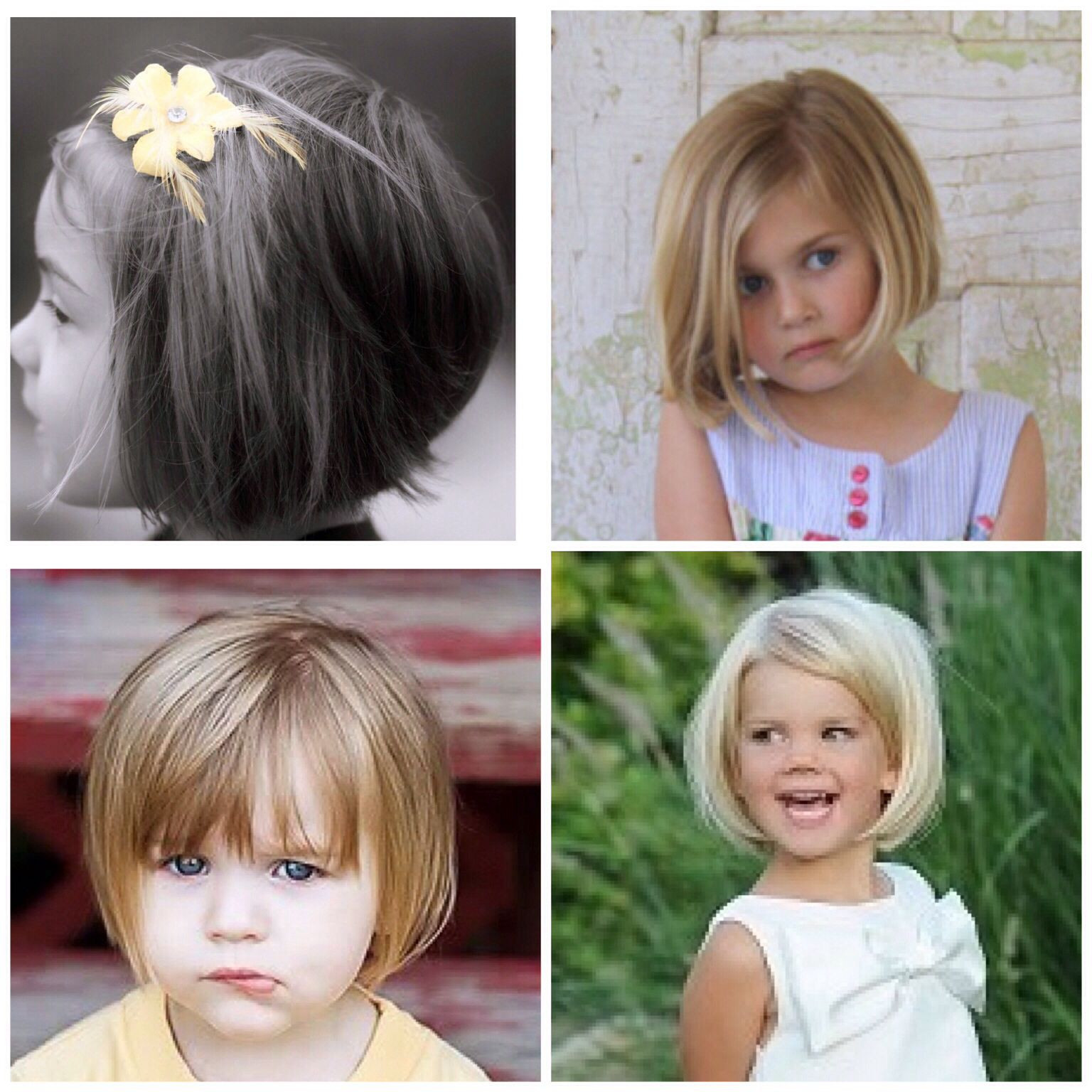 Baby Frisuren Mädchen
 kurzer Kinderbob Kinderfrisuren Pinterest