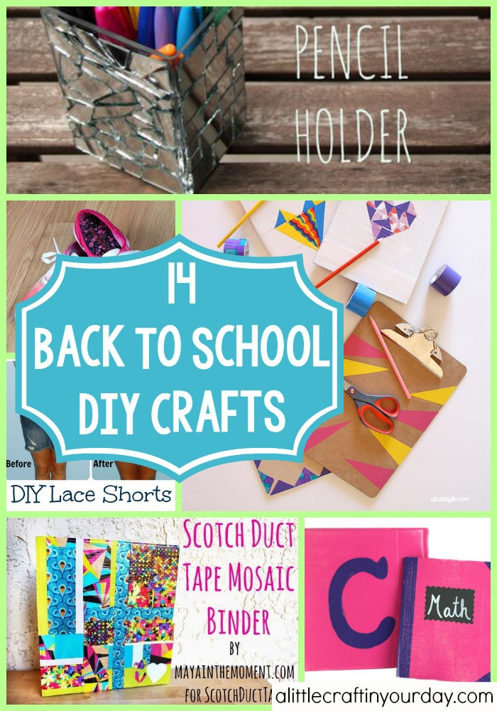 Back To School Diy
 14 Back To School DIY Crafts A Little Craft In Your Day