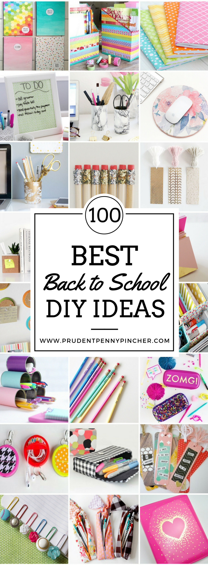 Back To School Diy
 100 Best Back to School DIY Ideas Prudent Penny Pincher