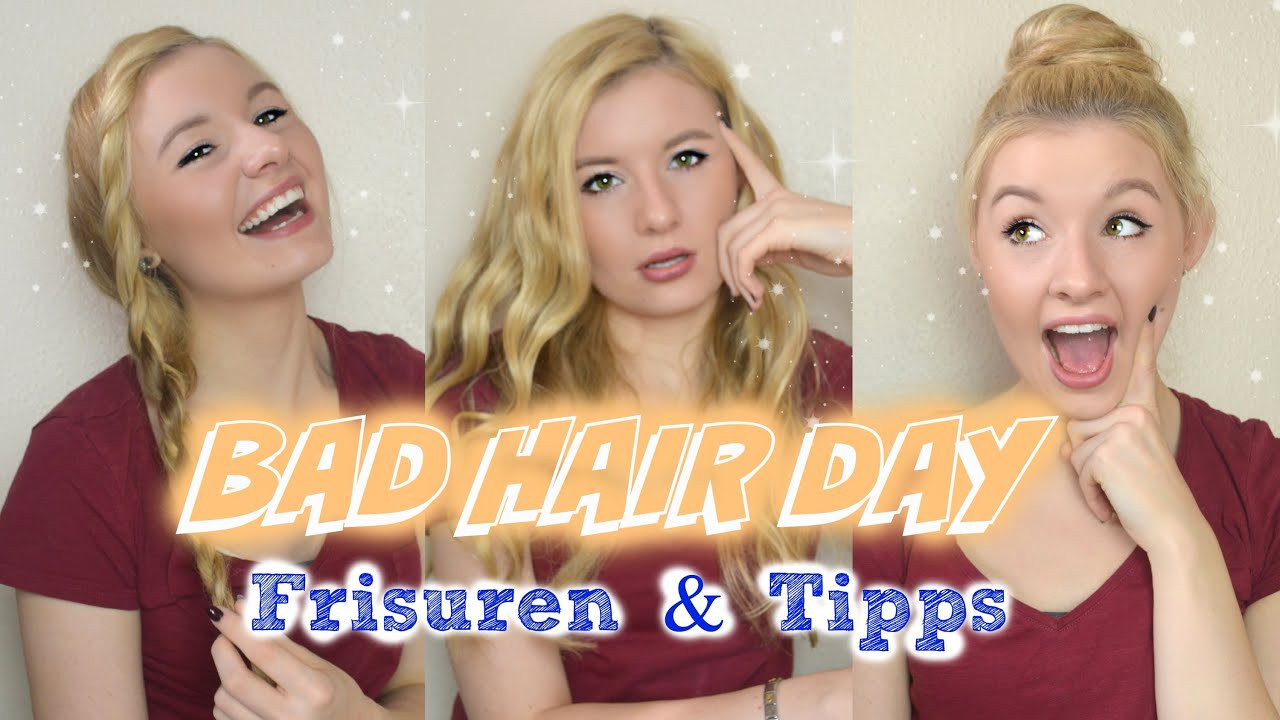 Bad Hair Day Frisuren
 SCHNELLE & EINFACH FRISUREN für einen BAD HAIR DAY & Tipps