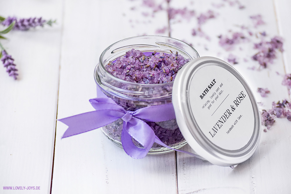 Badesalz Diy
 Lavendel Badesalz & Raumspray