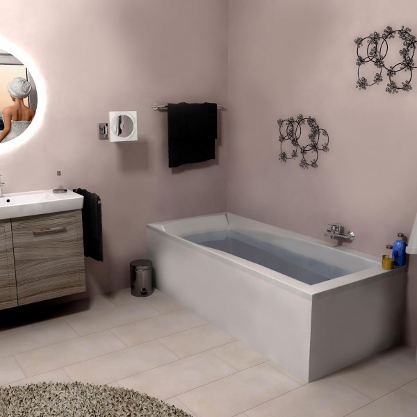 Badewanne Mit Schürze
 Wannenwerk Java Rechteck Badewanne 180cm Mit Schürze