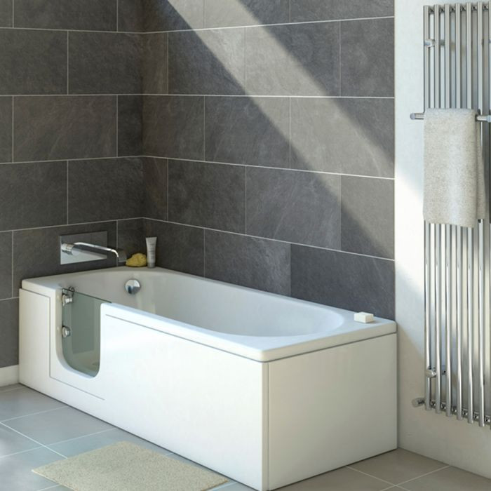 Badewanne Mit Schürze
 SENIOREN BADEWANNE 150x70 Badewanne mit Einstieg