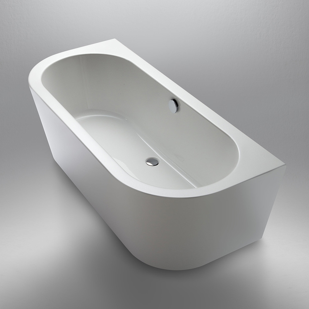 Badewanne Mit Schürze
 Repabad Livorno 180 oval F Wand Sonderfom Badewanne mit