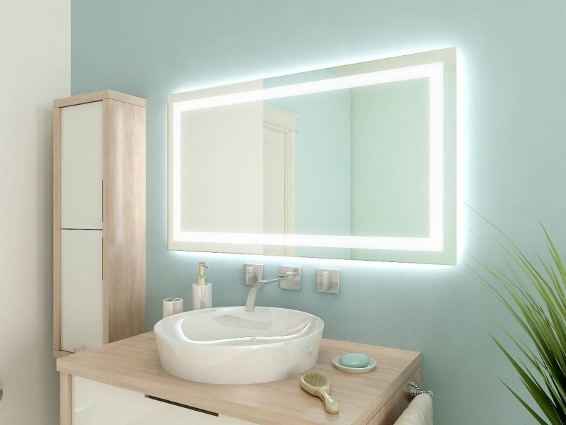 Badspiegel Mit Led Beleuchtung
 Badspiegel mit LED Beleuchtung Nessa Badspiegel