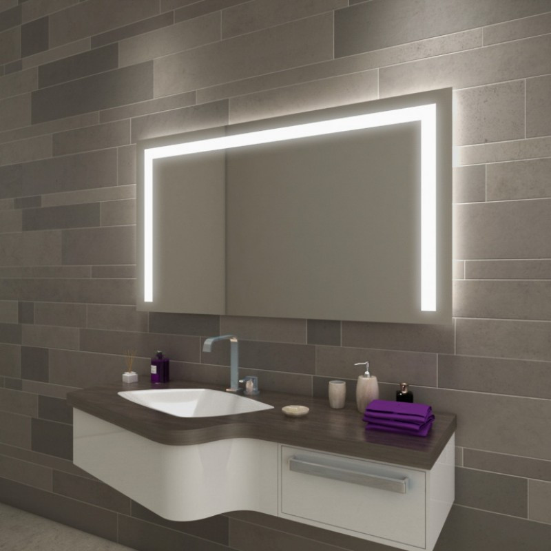 Badspiegel Mit Led Beleuchtung
 Badspiegel mit LED Beleuchtung Green Bay M83L3