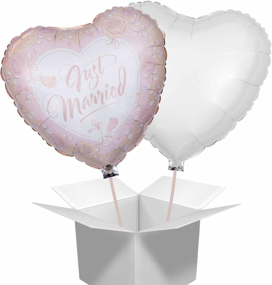 Ballon Hochzeit
 2 Herzballons zur Hochzeit als Set verschenken