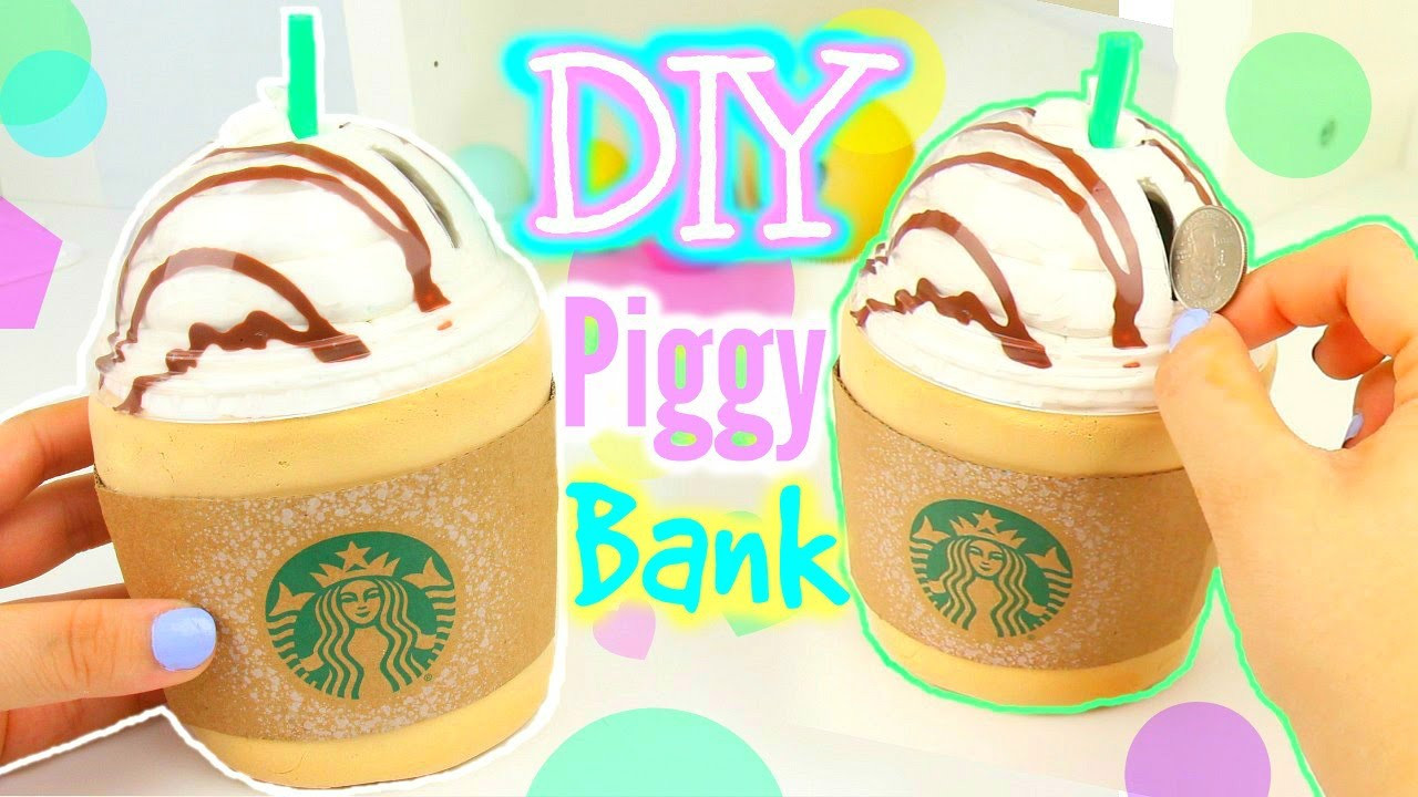 Bank Diy
 DIY Starbucks Piggy Bank Make Your Own Piggy bank